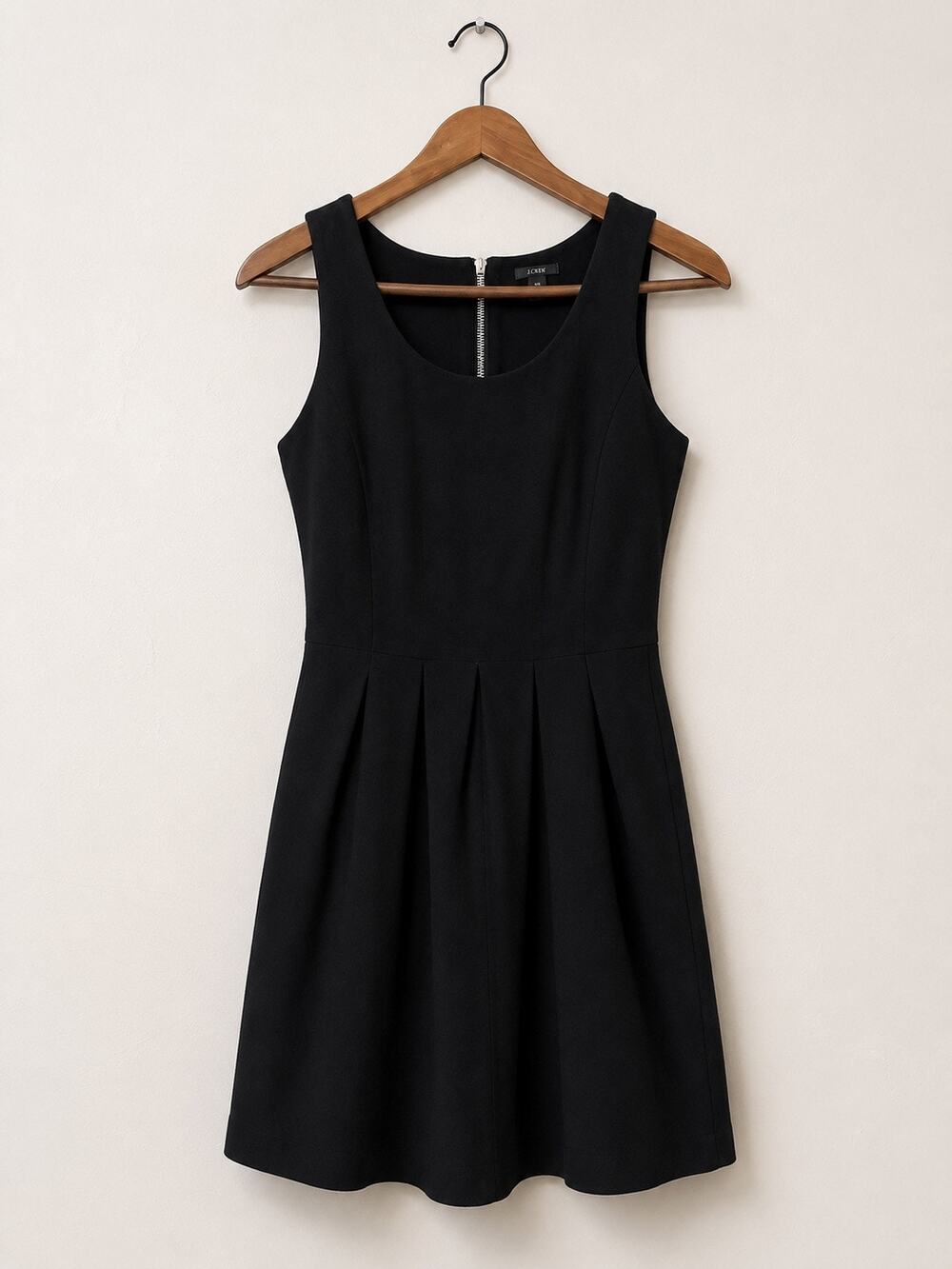 J.Crew LBD Fit & Flare Sleeveless Dress Pleated Skirt Executive Size 00 Office